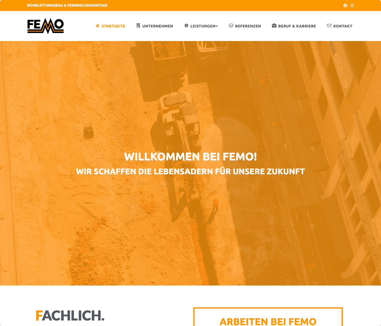 FEMO GmbH Webseite
