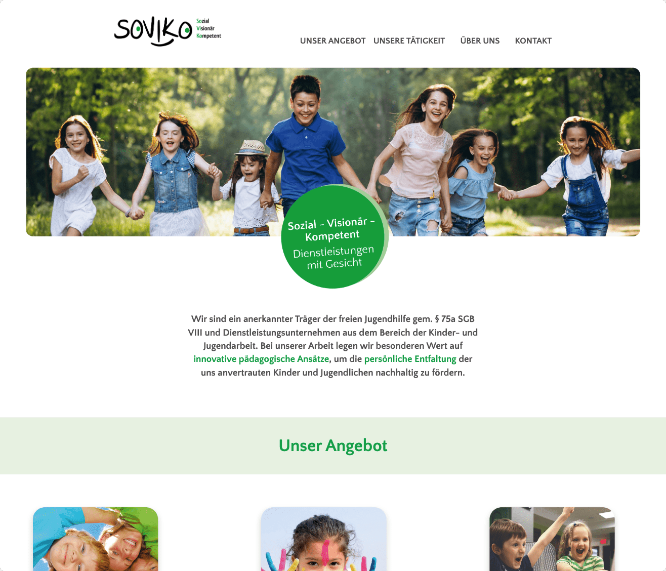 Soviko Webseite